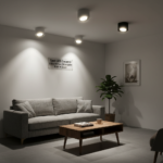 Spot LED Encastré Orientable Noir et Blanc – Image 9