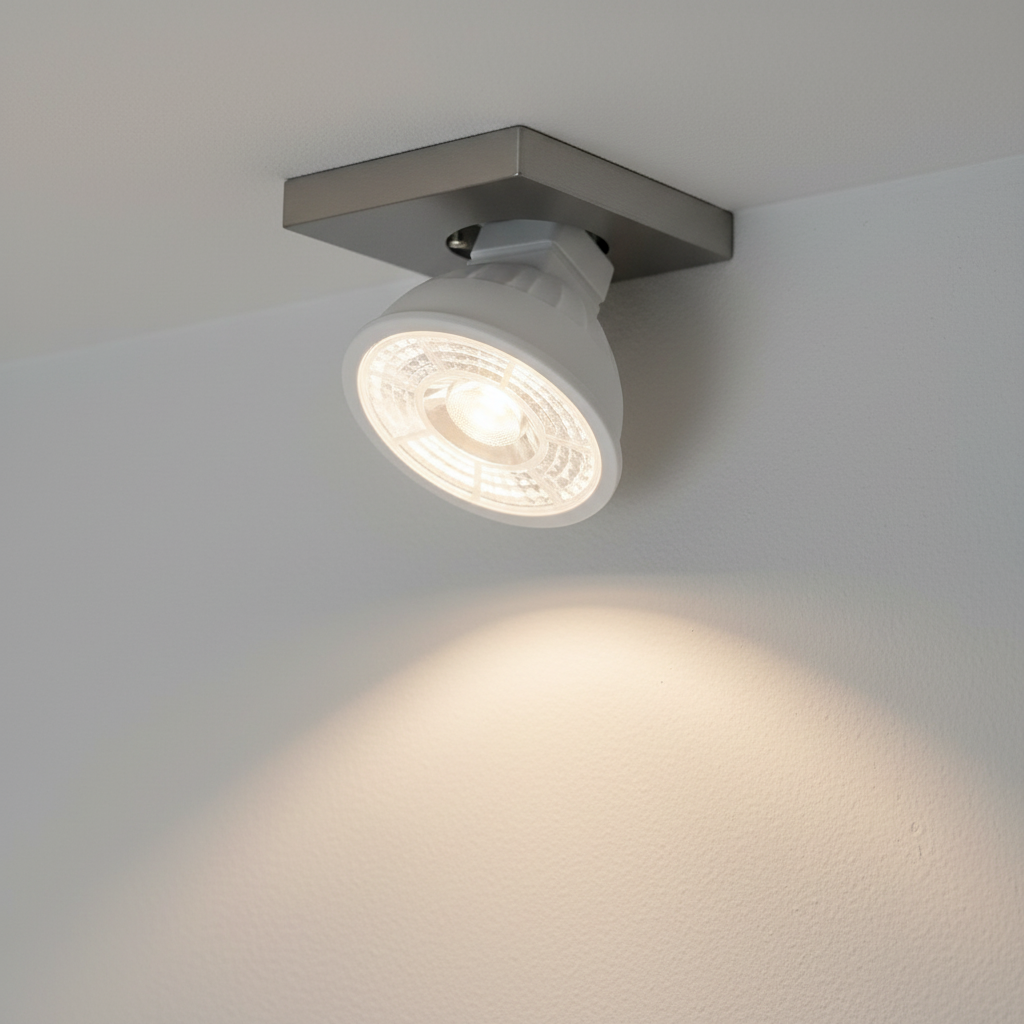 Spot LED GU5.3 MR16 230V Blanc 120°