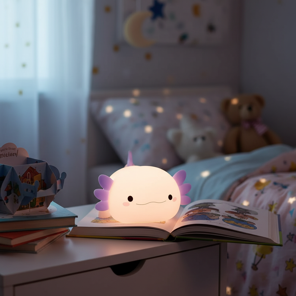 Veilleuse Axolotl Mignonne