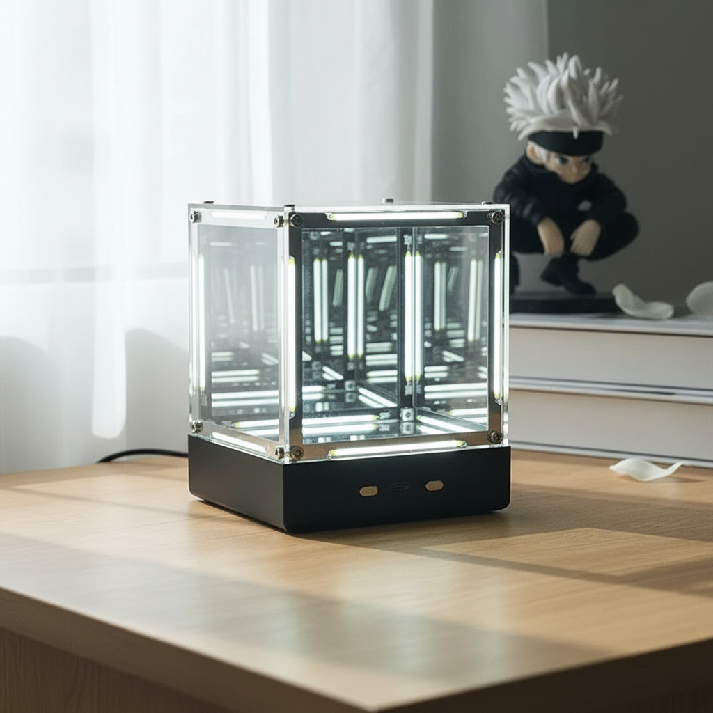 Veilleuse LED Hypercube Infini