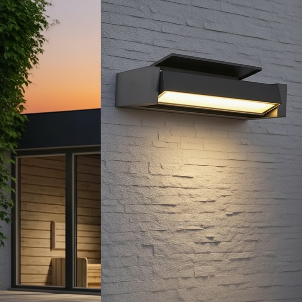 Applique Murale Extérieure LED Orientable Aluminium