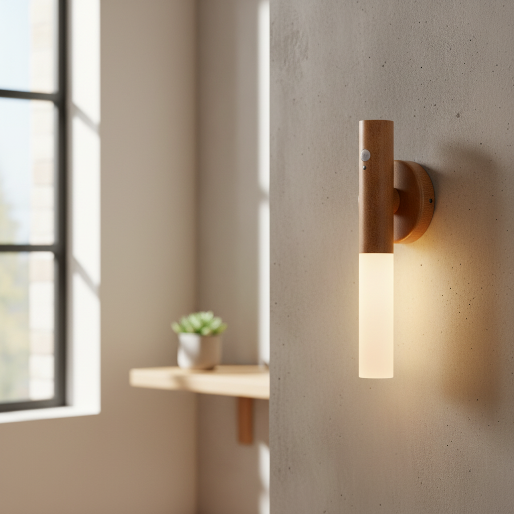 Applique Murale LED Bois 
