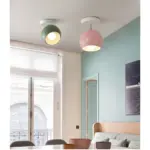 Plafonnier LED Nordique Macaron – Image 2