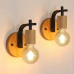 Applique Murale LED Scandinave Chêne