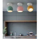 Plafonnier LED Nordique Macaron