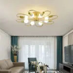 Lustre en Fer Forgé Industriel – Image 3