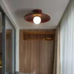 Plafonnier LED Design Nordique Bois – Image 3