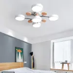 Plafonnier LED Scandinave Vert – Image 6