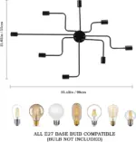 Plafonnier LED Araignée Moderne – Image 6