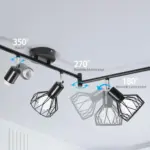 Plafonnier LED Industriel 6 Spots – Image 5