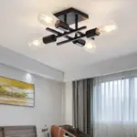 Plafonnier LED Croisé Moderne – Image 4