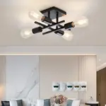 Plafonnier LED Croisé Moderne – Image 2