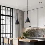 Suspension LED Contemporain Entonnoir – Image 2