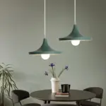 Suspension LED Scandinave Vert – Image 4