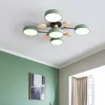 Plafonnier LED Scandinave Vert