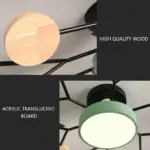 Plafonnier LED Design Scandinave – Image 5