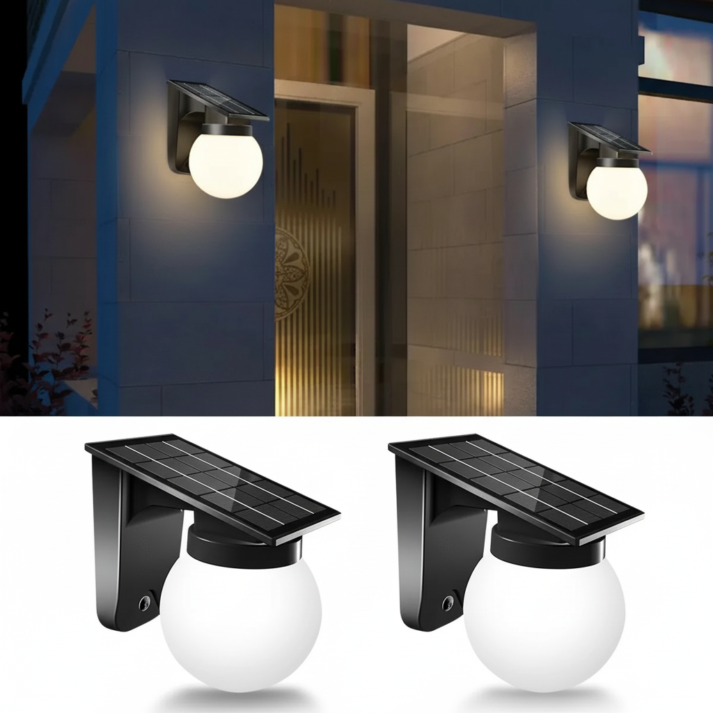 Lanterne Solaire Murale Moderne