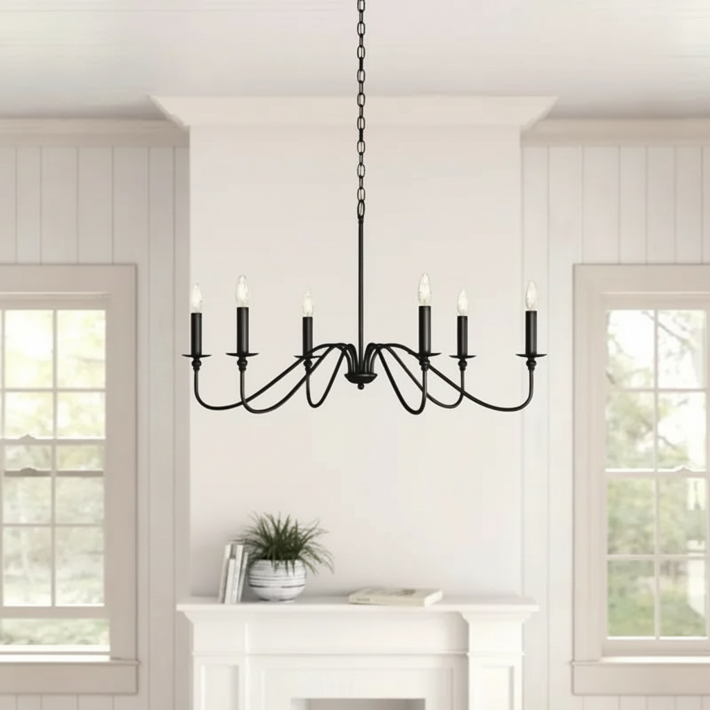 Lustre LED Rétro Style Américain