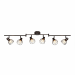 Plafonnier LED Industriel 6 Spots