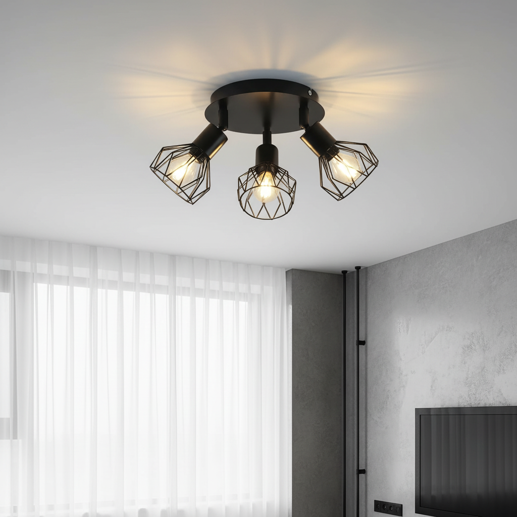 Plafonnier LED Industriel Spots