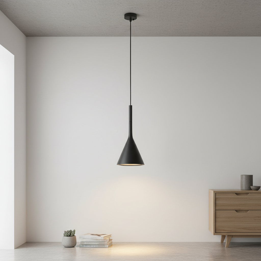 Suspension LED Contemporain Entonnoir
